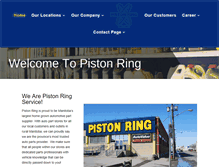 Tablet Screenshot of pistonringservice.com